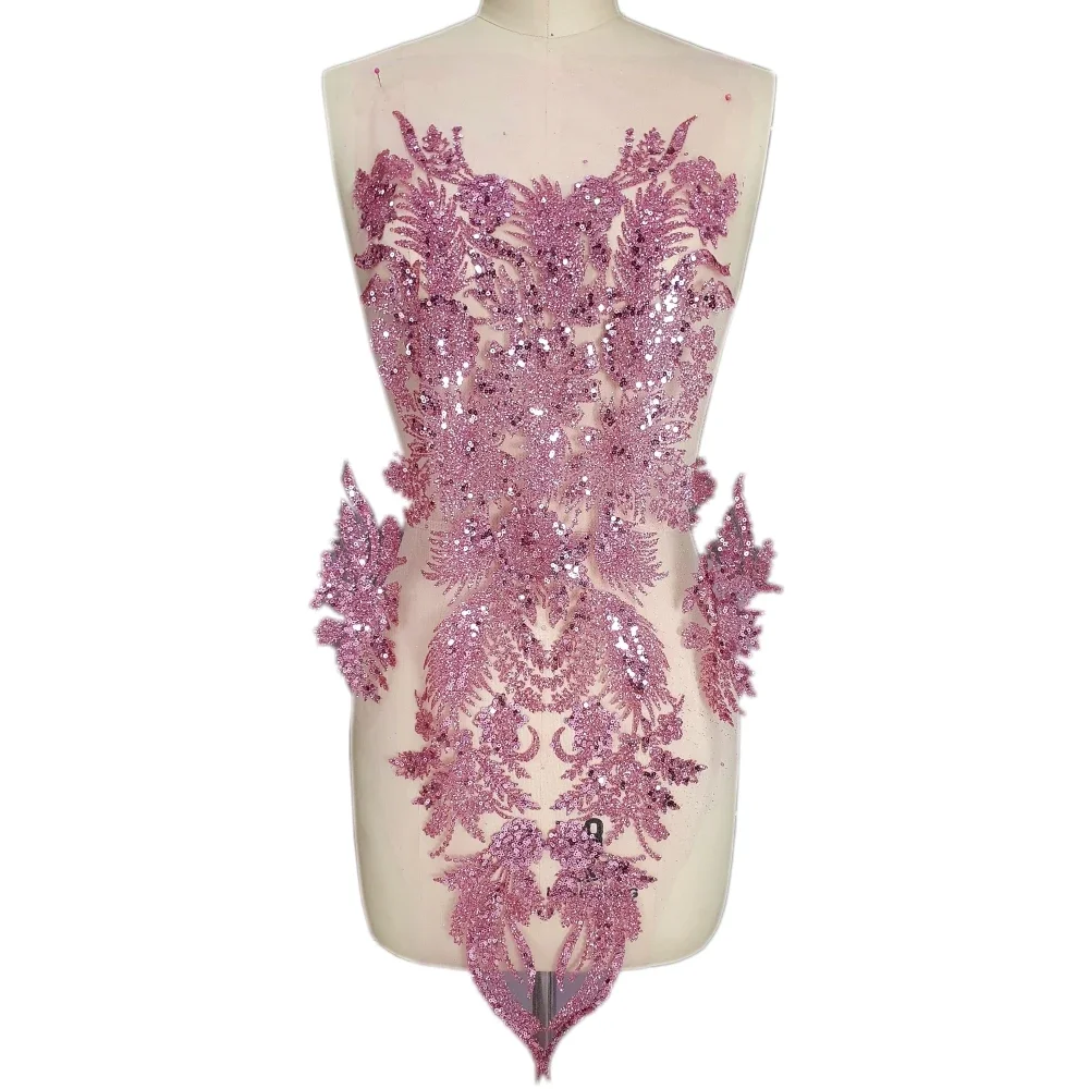 Женский лиф с блестками свадебные украшения нашивки аппликация для шитья дизайн