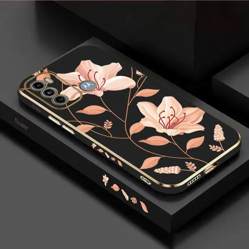 

Delicate Blossoms Phone Case For Motorola Moto G60 G53 G52 G50 G42 G30 G20 G22 G52 E20 E7 Plus G9 Play G8 Power Cover