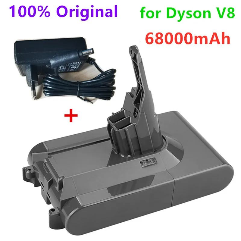 

100% New DysonV8 68000mAh 21,6 V Batterie für Dyson V8 Absolute/Flauschigen/Tier Li-Ion Staubsauger wiederaufladbare batterie