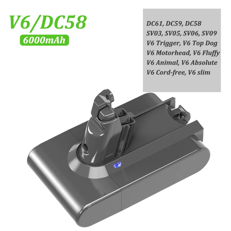 Аккумулятор для пылесоса Dyson V6 V8 V7 V10 DC31 DC31B Series SV07 SV09 SV10 SV11 SV12 DC62 |