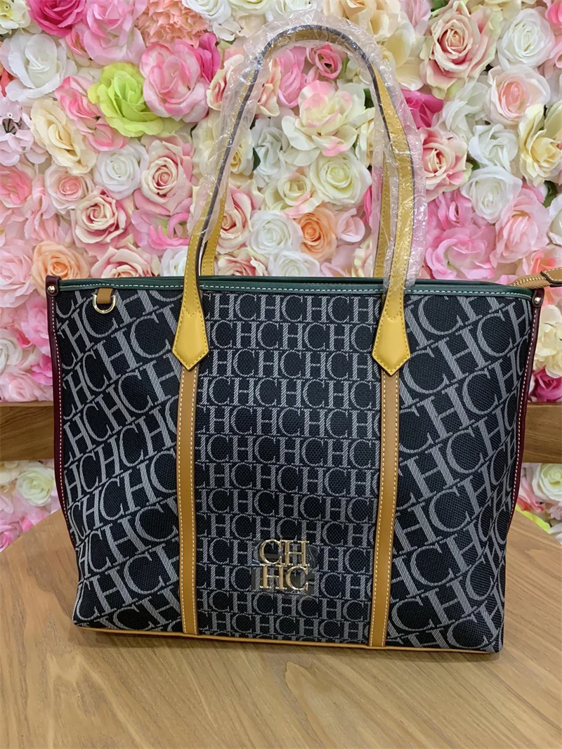 

2023 New Luxury Brand Handbags Ladies Printed Letters CH Brand Handbag Fashion Color-blocking Shoulder Messenger Bag Channels Cc