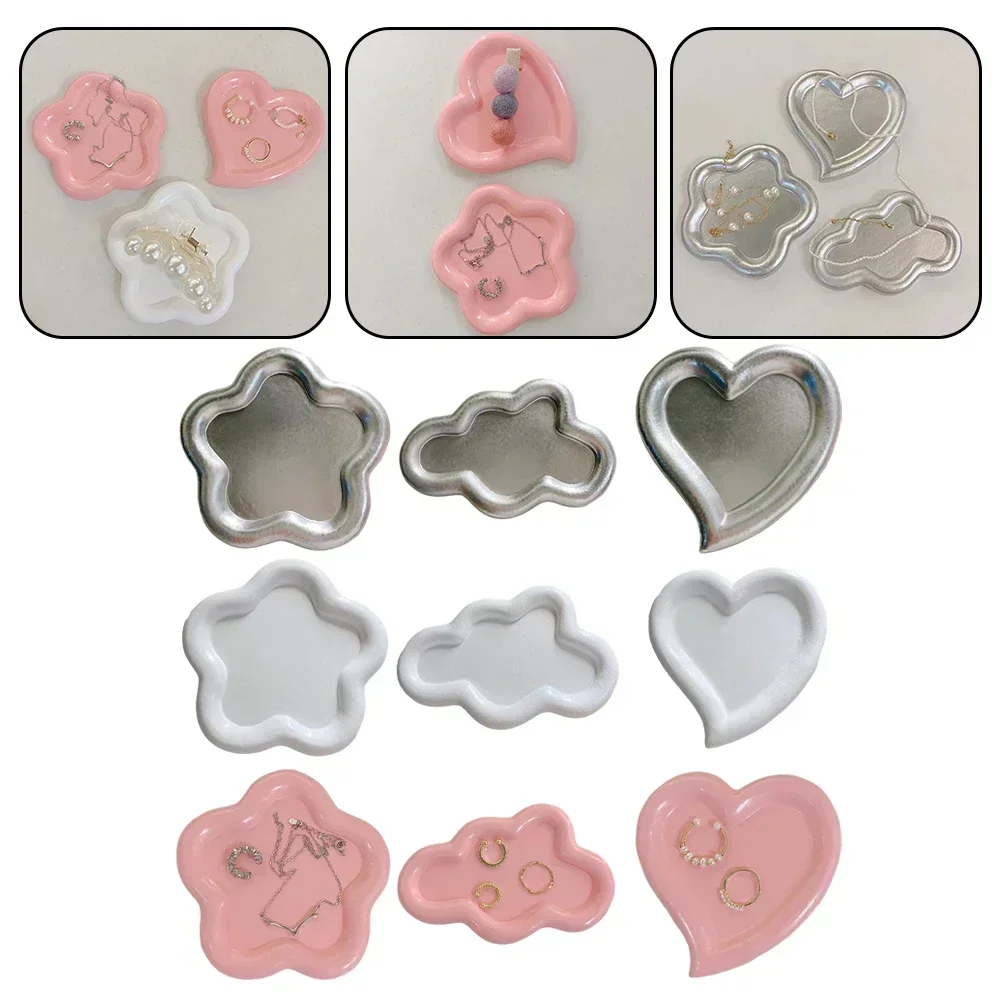 Поднос для ювелирных изделий неправильной формы креативная пластина из смолы