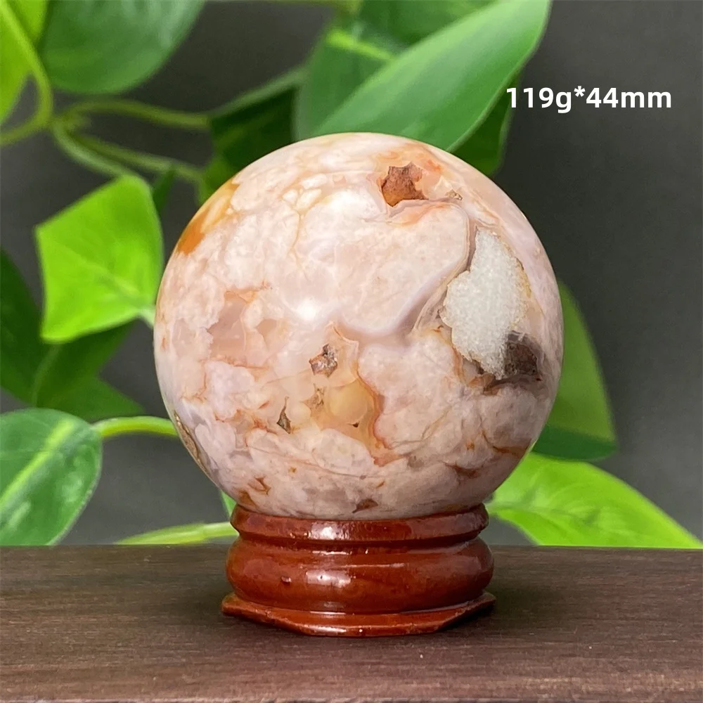 

Искусственный агат красный шар для дома