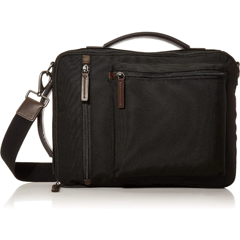 

Мужской маленький дорожный Рюкзак-трансформер из ткани с застежкой-пряжкой и сумка-мессенджер, роскошные сумки через плечо, черного цвета