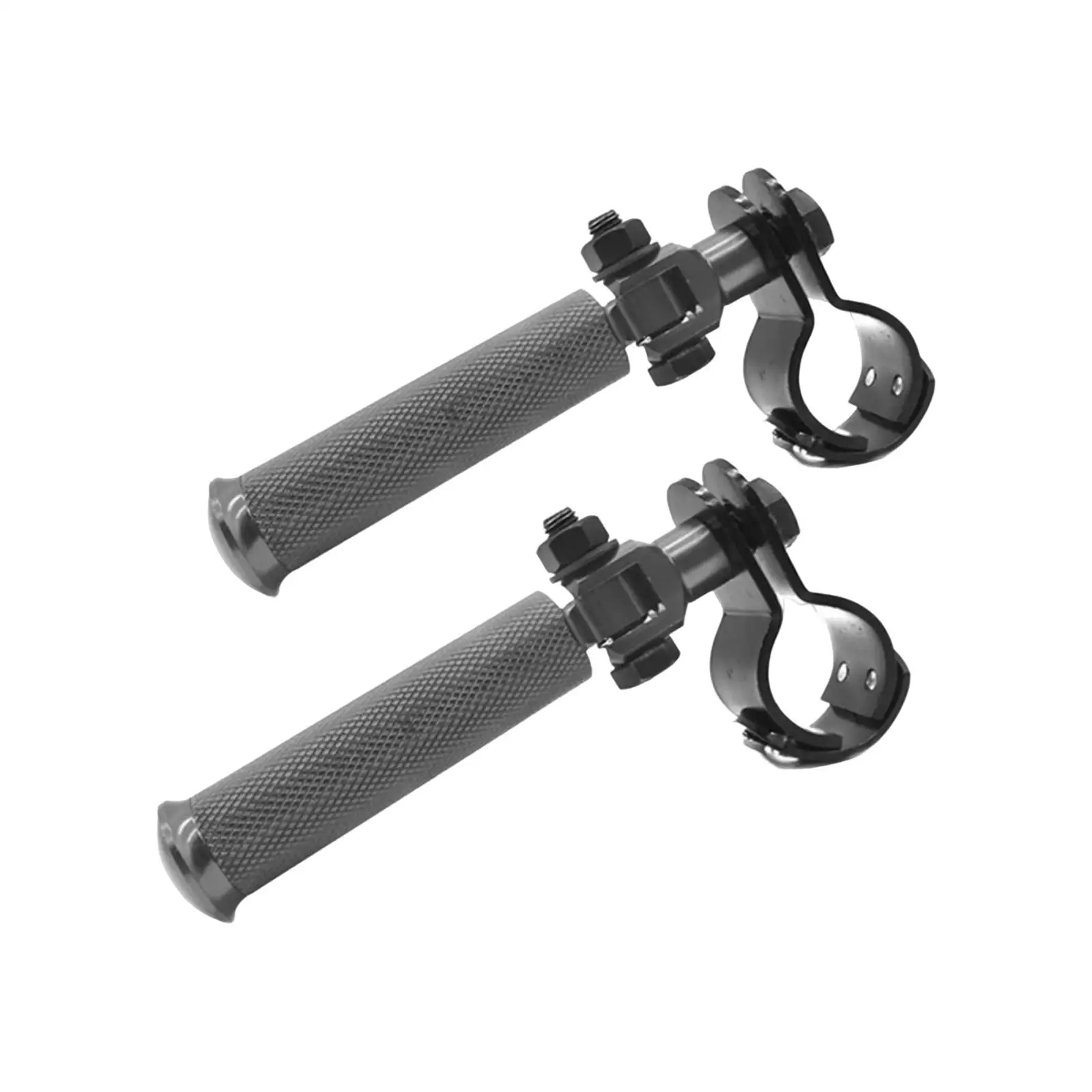 Universal Motorcycle Folding Rear Seat Footrest Pedals Accessory Alloy Electric Scooter Bike Modified Flat Footpegs for Niu