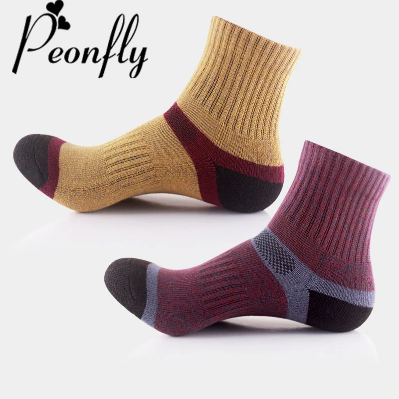 

Peonfly Good Men Quality Cotton Fashion Splicing Color Male Short Casual Elastic Compression Breathable Ankle Socks