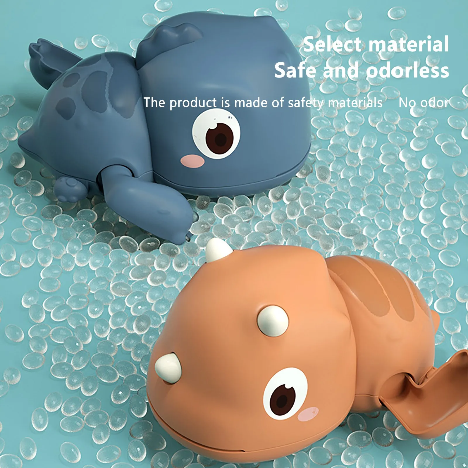 Toddlers Baby Dinosaur Bath Toys Floating Wind Up Swimming Bath Toys For Kids Shower Pool Bath Toys Boys Children Clockwork Toys