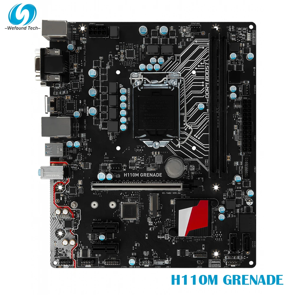 

H110M GRENADE For Msi Desktop Motherboard LGA1151 DDR4 32GB M.2 PCI-E3.0 SATA3 USB2.0/3.1 Micro ATX Tested Fast Ship