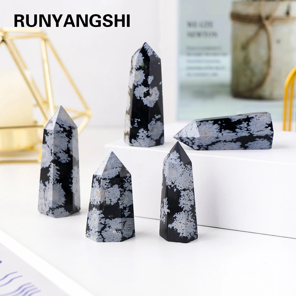

Черный обсидиан Runyangshi камень для дома