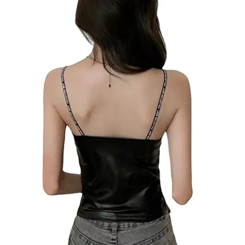 Женская кофта с буквенным принтом Эротическая кофта-топ бретелькой через шею