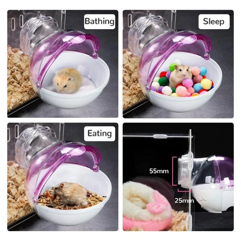 Контейнер для туалета домашних питомцев мышка хомяка |