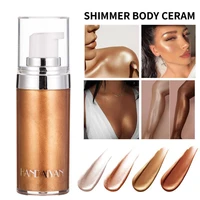 4 colors highlighter metallic liquid face body illuminator shine liquid highlighter makeup palette bronzer liquid makeup