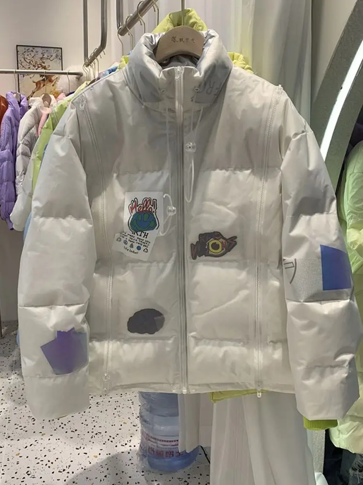 

New Women Waterproof Down Jacket White Duck Down Jackets Winter Warm Coats And Parkas Female Outwear