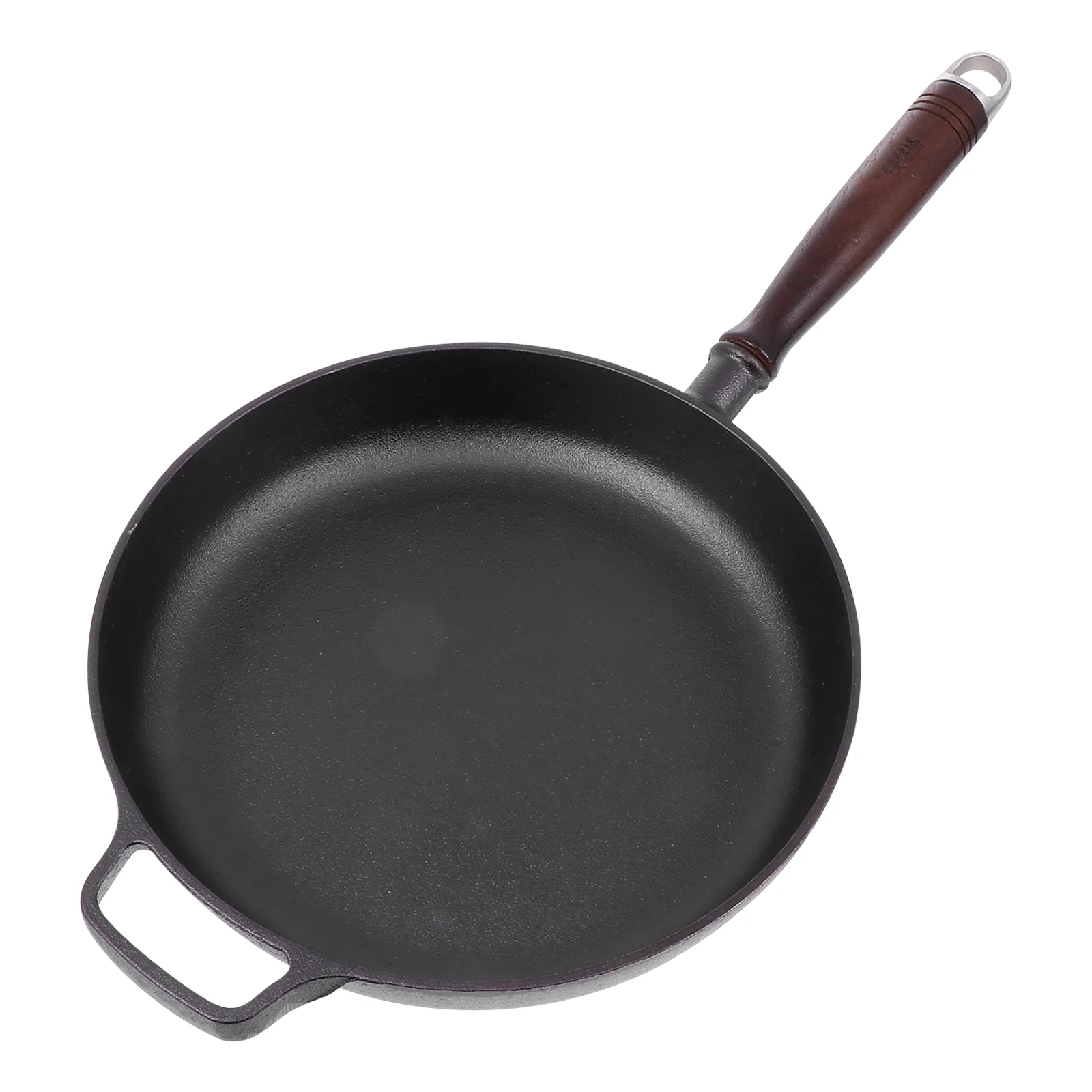

1Pc Practical Cost Iron Frying Pan 28cm Non-stick Kitchen Frying-Pan (Black)