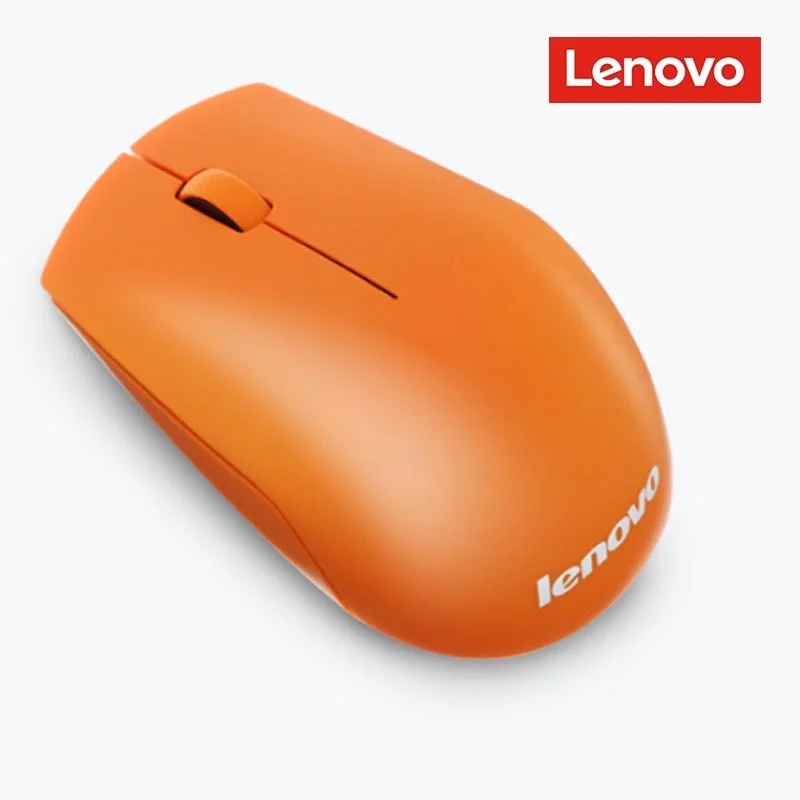 

Lenovo N500 for Big Hand Mouse Gaming Laptop Computer and Office Ergonomic Wireless Mouses Orange Energy Saving and Long Life