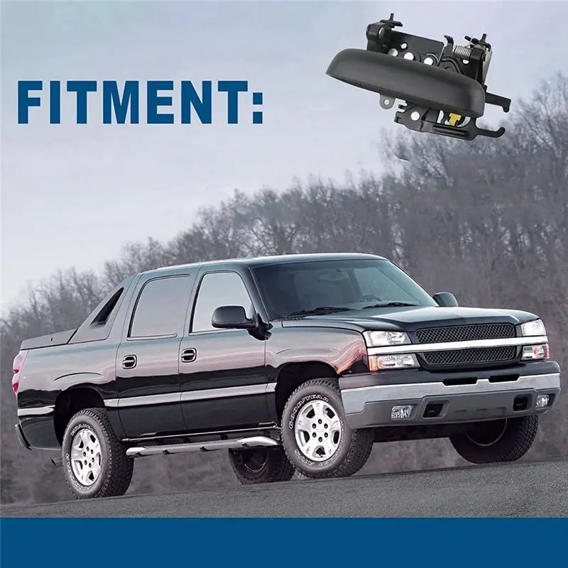 Фото Ручка замка задней двери для пикапов Chevy Avalanche 1500 2500 2002-2006 гг., замена номеров 19209350, 15086873 №5