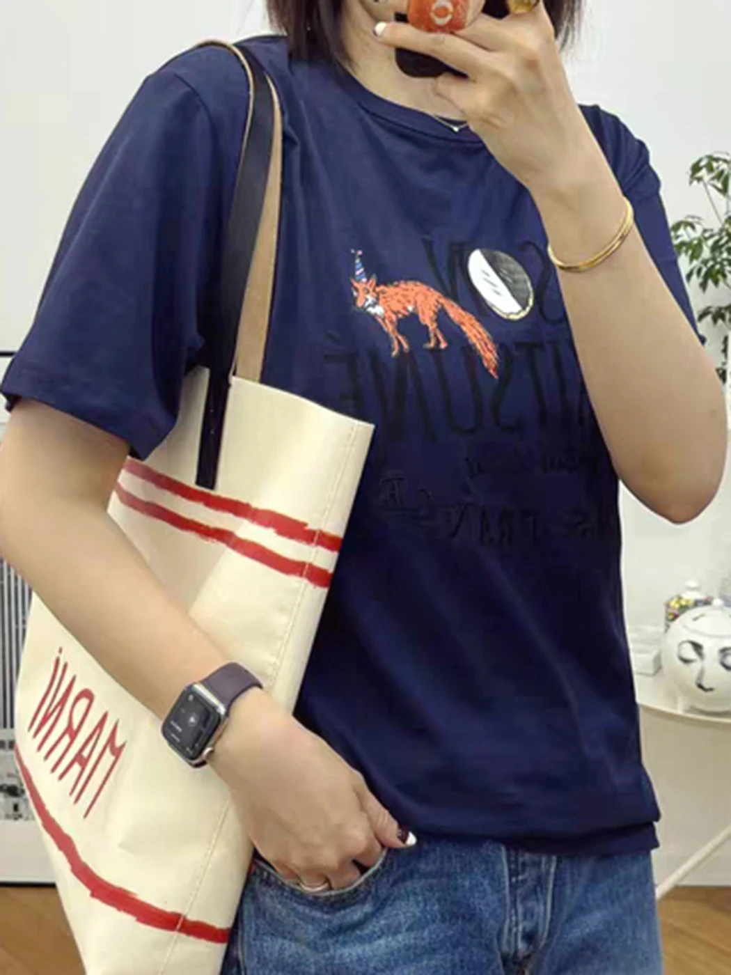 

Футболки с рисунком пиратской хиппи лисы и шляпы, летние хлопковые женские рубашки, повседневные шикарные футболки, Топ 2022, женская одежда