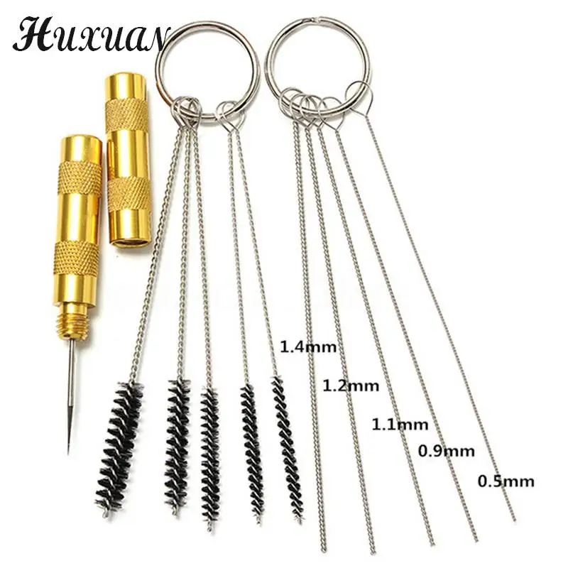 

11pcs Airbrush Spray Cleaning Repair Tool Kit Stainless steel Needle Brush Set