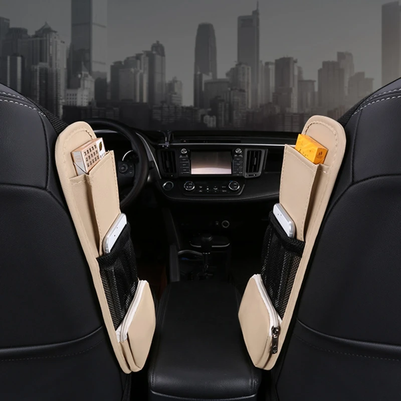 

Автомобильный Органайзер F1CF, вместительная сумка для хранения, боковая защита сиденья, с несколькими карманами, увеличенная, для организац...