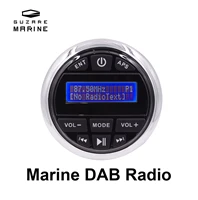 guzare marine dab stereo radio waterproof bluetooth fm am receiver audio system for rv atv utv golf cart jet ski
