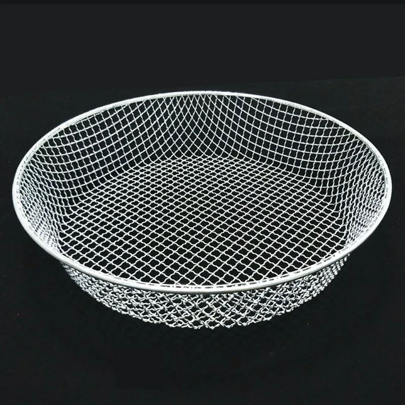 OD43 stainless steel Heavy Duty garden metal fishing Big Soil Sieve Filtration Large Stones Planting Pot Cultivation Tools Sea