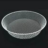 OD43 stainless steel Heavy Duty garden metal fishing Big Soil Sieve Filtration Large Stones Planting Pot Cultivation Tools Sea