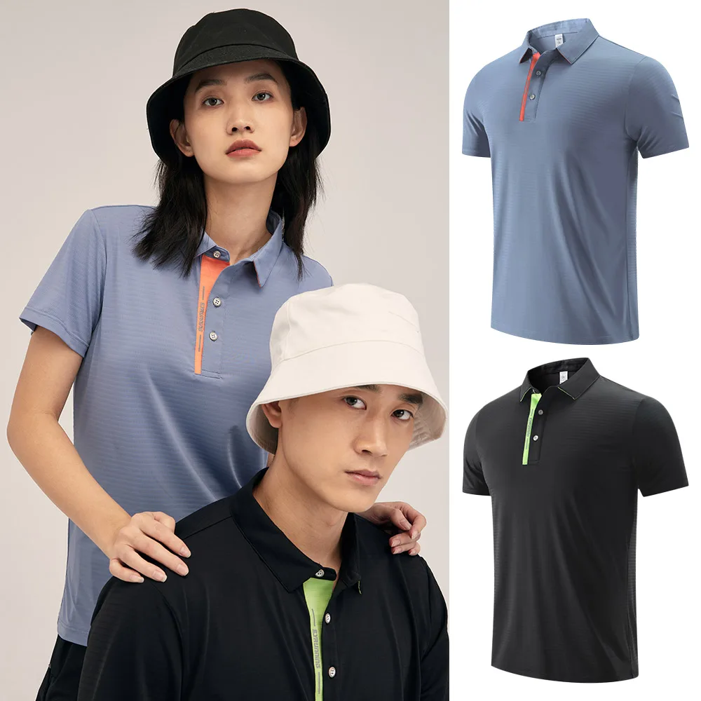 Высококачественная рубашка-поло для гольфа быстросохнущая Спортивная футболка