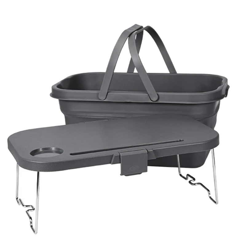 

LBER Folding Picnic Camping Basket Insulated Shopping Cooler Home Storage Basket Hamper Basket Bag Box Outdoor Picnic Bags