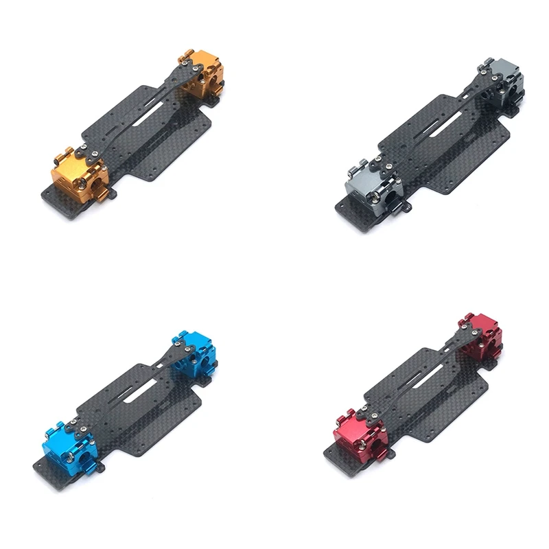 

Carbon Fiber Chassis and Metal Gearbox Set for Wltoys 284131 K969 K979 K989 K999 P929 1/28 RC Car Upgrade Parts