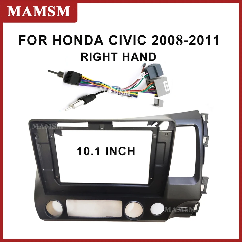 

MAMSM 10.1 Inch For Honda CIVIC 2008-2011 Car Radio Android MP5 Player Casing Frame 2 Din Head Unit Fascia Stereo Dash Cover