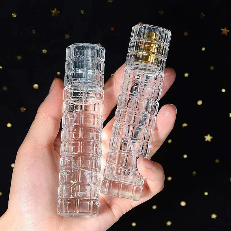 

1Pc 30ml Glass Thick Bottom Cylinder Spray Perfume Bottle Empty Cosmetic Container