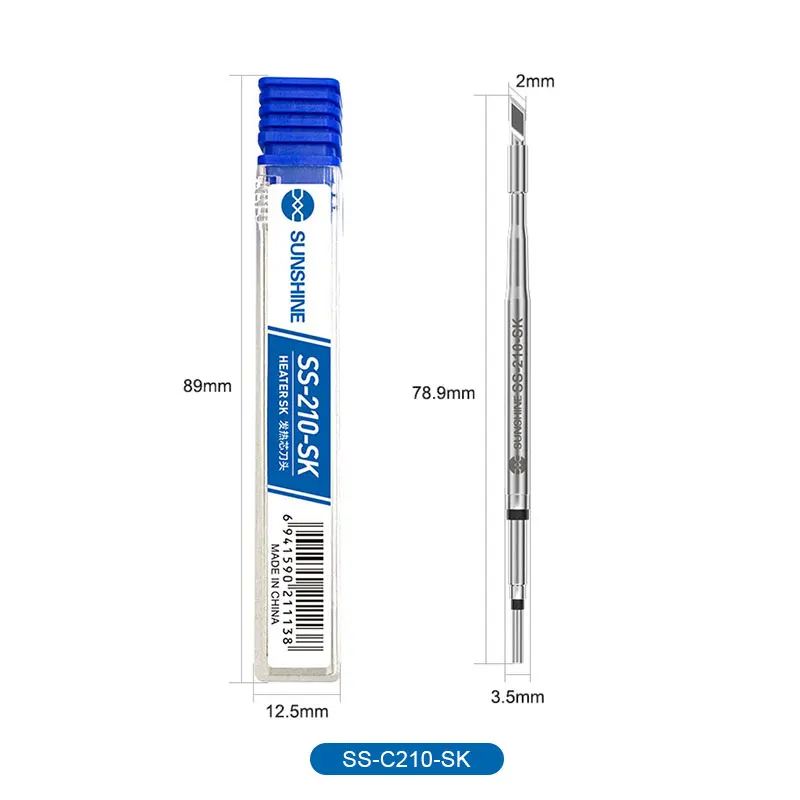 

Наконечник для пайки C210 для станций JBC Sugon Aifen T210 T26 A9