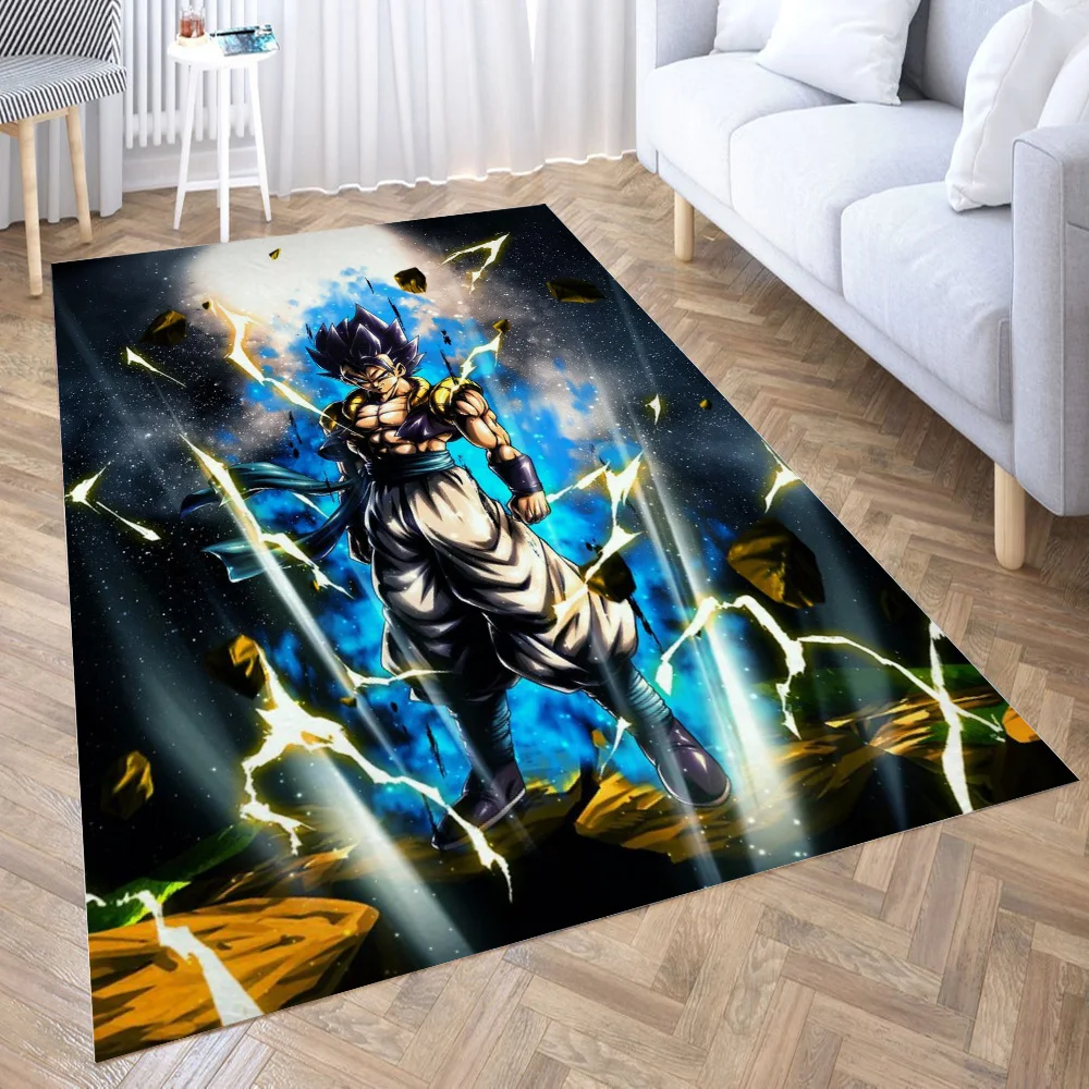 

Goku Dragonall Z Area Rug for Living Room Floor Mat Carpet for Bedroom Bedside Entrance Doormat Anti-slip Home Decor