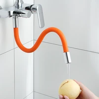 universal faucet extension extender 360%c2%b0 rotation bathroom kitchen bending faucet splash proof extension tube home hardware