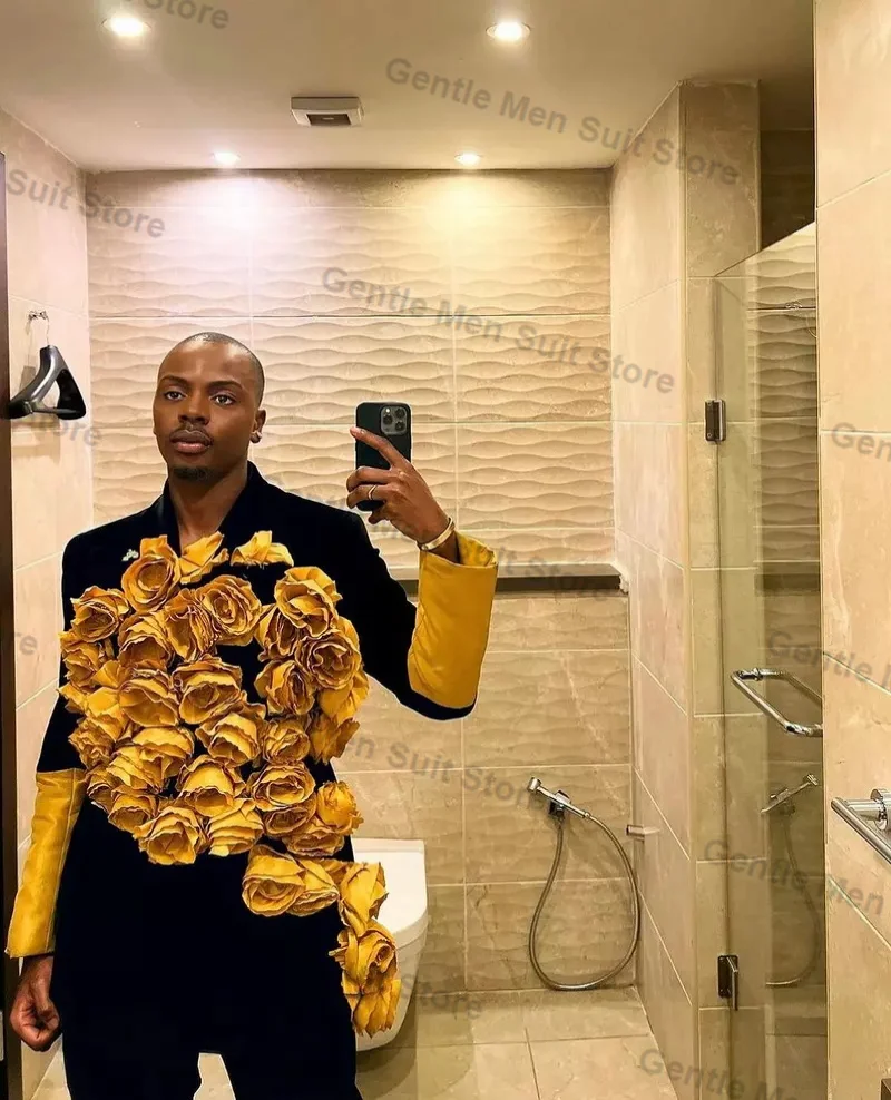 Костюм мужской из блейзера и брюк свадебный смокинг для жениха выпускного пиджак