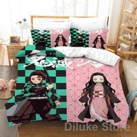 cartoon character bedding set duvet covers japan anime 3d printed comforter bedding set bedclothes bed linenno sheet