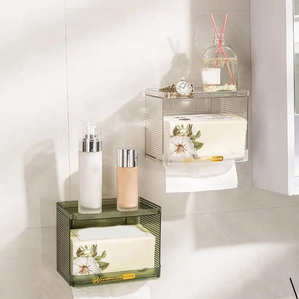 Пластиковая коробка для бумажных полотенец прозрачные настенные коробки