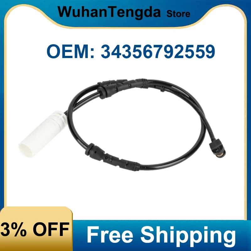 

34356792559 Front Brake Pad Wear Sensor for BMW E81 E82 E87 128i 2010 2011 2012 2013 135i E90 328i Warning Contact Disc Brake