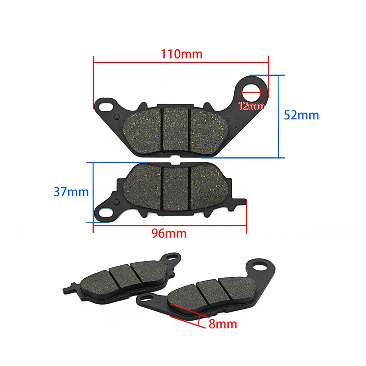 YAMAHA YBR125 Передний Тормозной Суппорт В Сборе С Колодками И Кронштейном Для Моделей