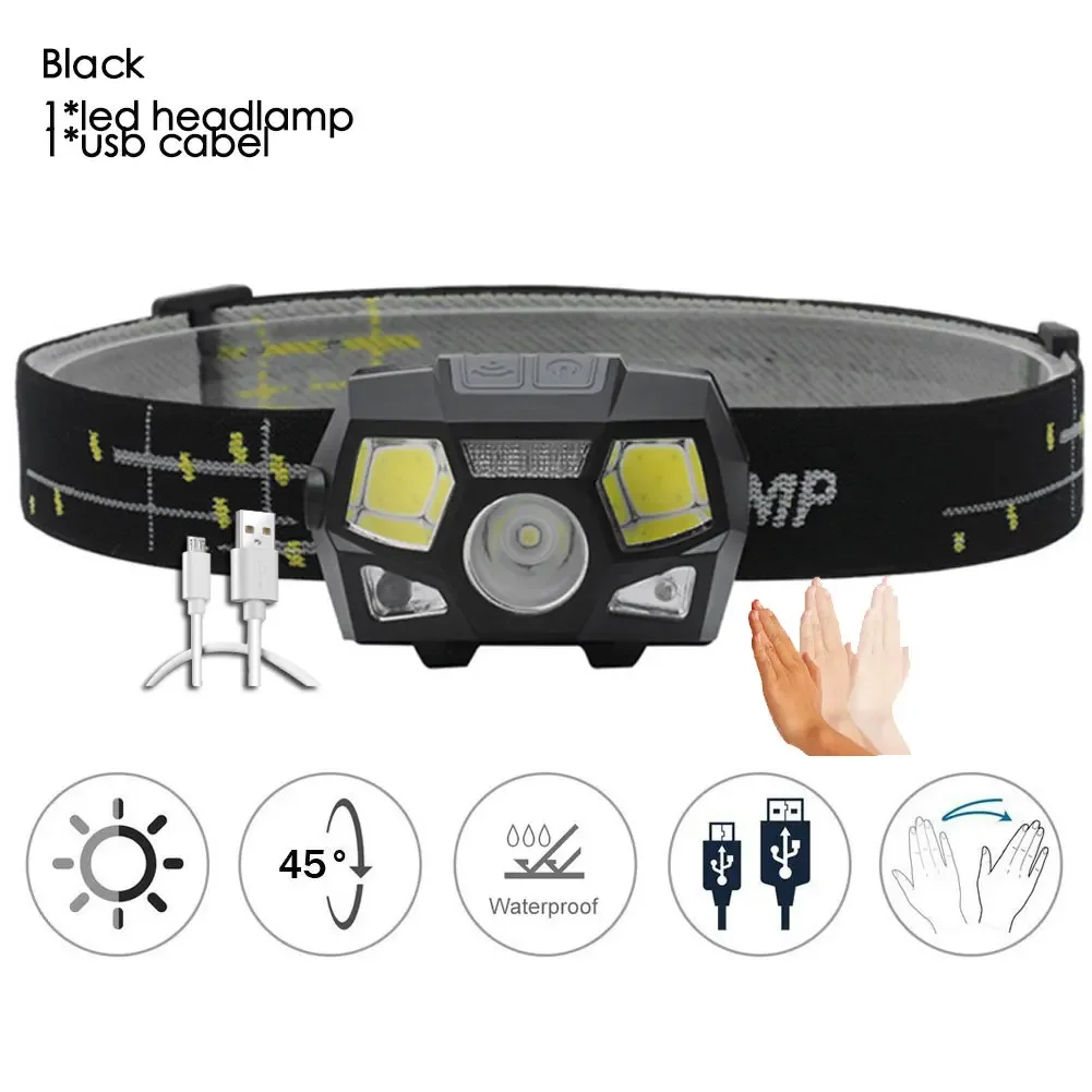 

Налобный фонарь XINYI 2000 лм с датчиком движения