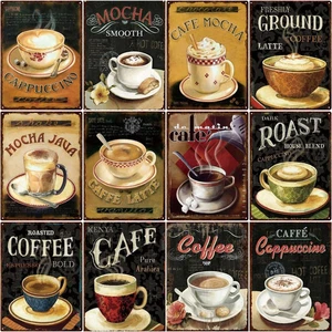CHENISTORY 60x75cm Frame Acrylic Diy Painting By Number Coffee Poster Picture By Numbers Canvas Painting For Home Decoration