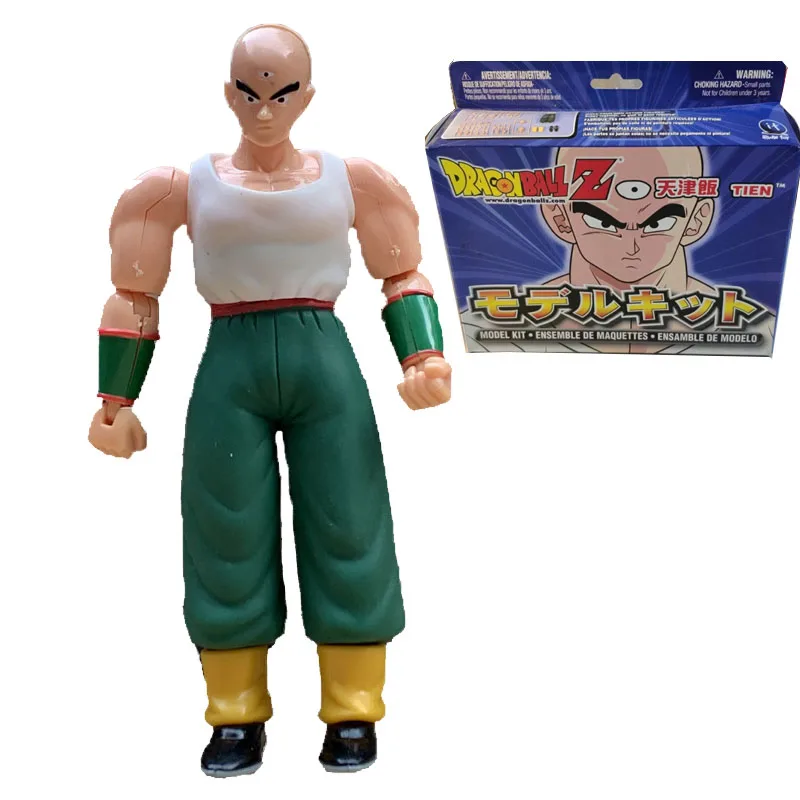 

DRAGON BALL Anime Figures Tien Shinhan Genuine Assembly Action Figure Model Active Joint Doll Kids Christmas Gift Toys