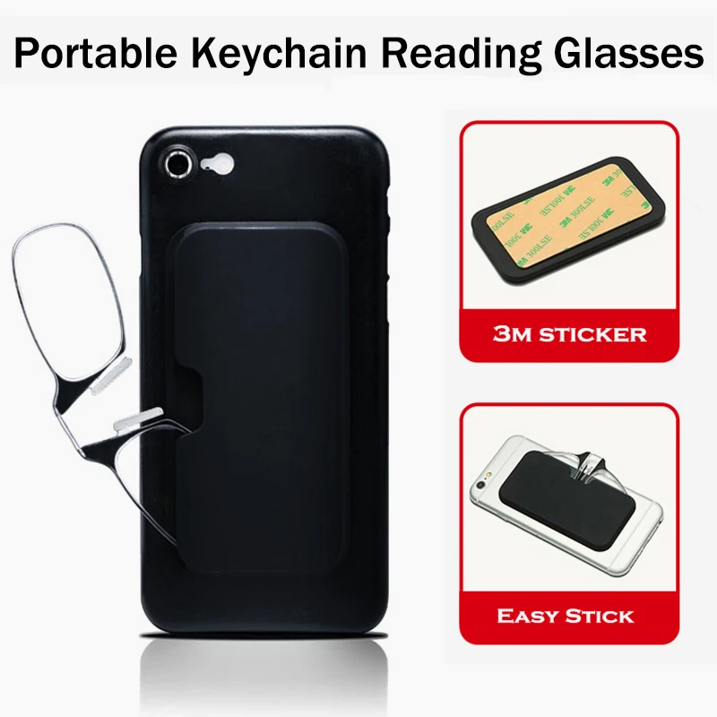 Портативные очки для чтения унисекс без помощи рук с носовой подушечкой от ISENGHUO