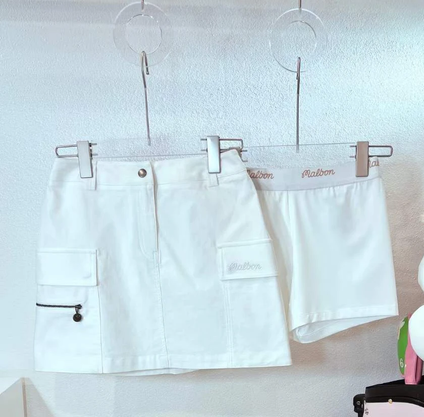 

Одежда для гольфа, Женская Модифицированная юбка на молнии, юбки, спортивные дышащие Облегающие юбки