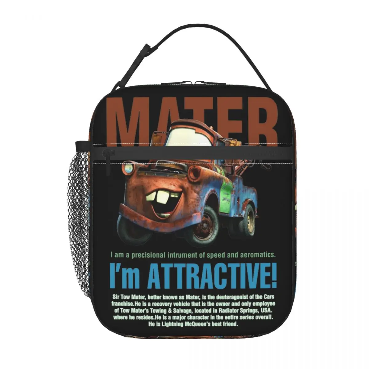 Изолированные сумки для обеда с автомобилями контейнер еды-холодильника