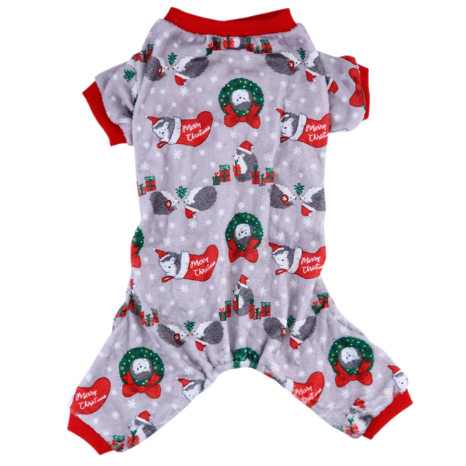 

Dog Clothes Christmas Hat Petboy Dachshund Pajamas Onesie Dogs Small Boys Apparel Pyjamas Reindeer Outfit Tree