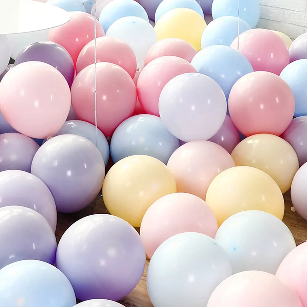 

5/10/12inch Macaron Latex Balloons Pastel Candy Balloon Wedding Birthday Party Decor Baby Shower Decor Air Globos