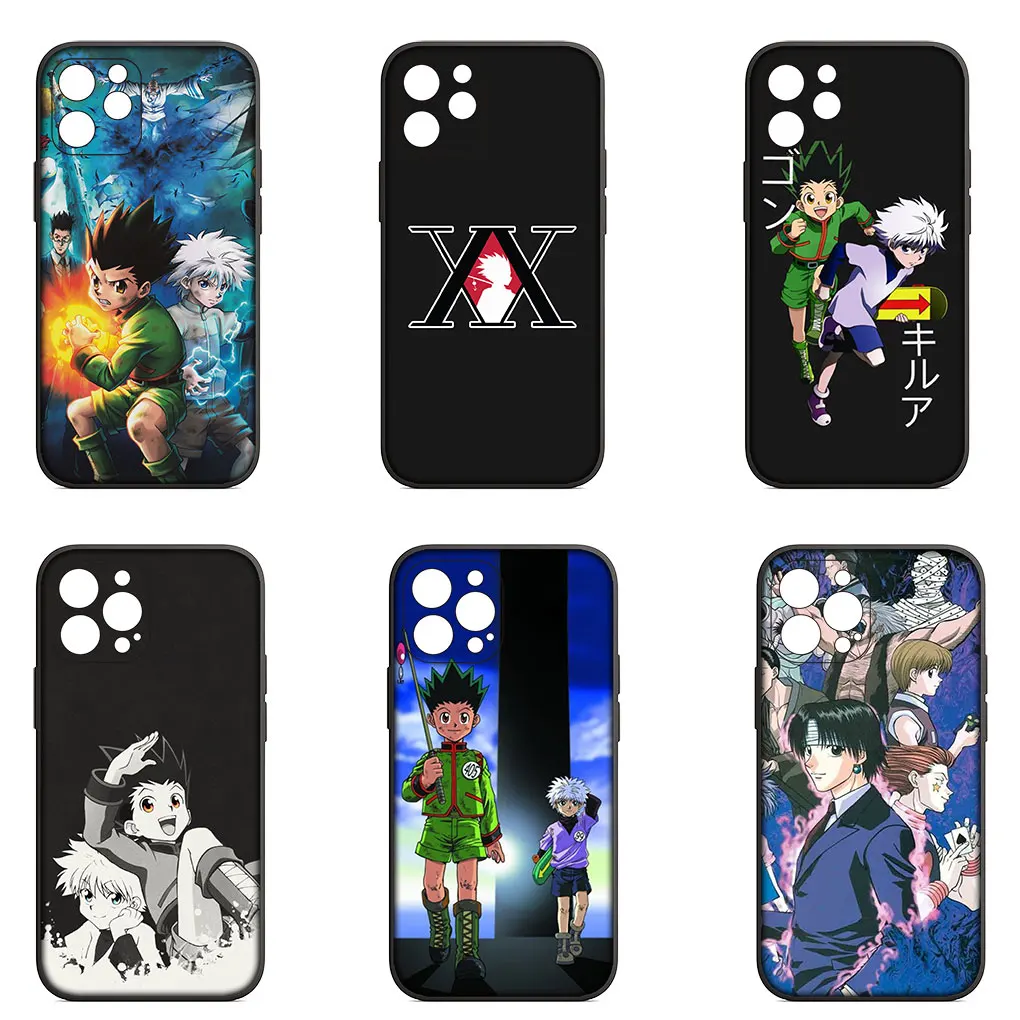 Чехол для телефона Hunter X GON FREECSS Killua HXH iPhone 15 14 13 12 Mini 11 Pro XS Max XR 7 8 Plus + Корпус
