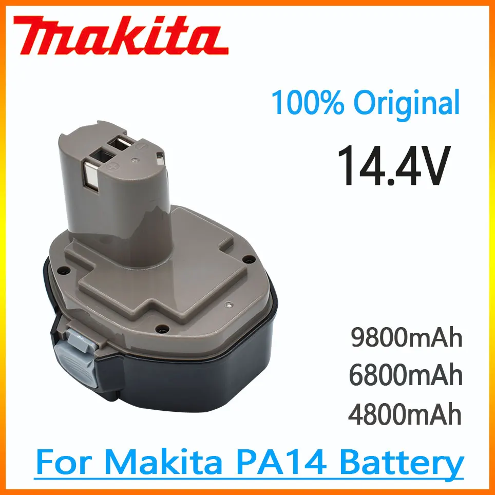 

100%Original Makita 14.4V 4800mAh/6800mAh/9800mAh NI-CD Power Tool Battery Battery for MakitaPA14 1422,1420 192600-1 6281D 6280D