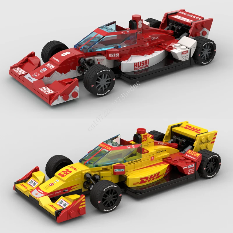 

269PCS MOC Speed Champions CGR Ericsson/AA Grosjean Racing Model Building Blocks Technology Bricks DIY Assembly Kids Toys Gifts